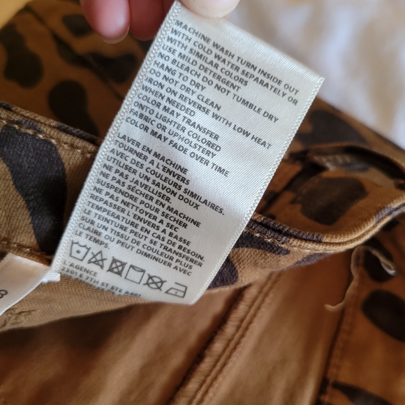 L'agence Leopard Print Skinny Pants Size 28 - Picture 12 of 13